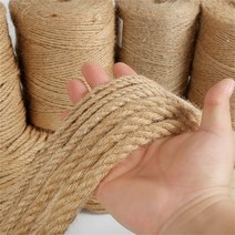 마닐라로프 와이어 안전 밧줄 DIY 공예품용 천연 황마 꼬기 빈티지 로프 코드 스트링 삼베 선물 포장 원예, 01 1mm 20meter