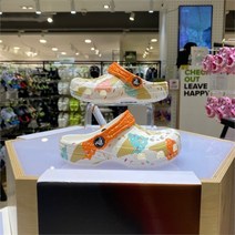 [크록스(아울렛)] 크록스 NC15 클래식 아이스크림 그래픽 클로그 토들러 화이트/멀티 2