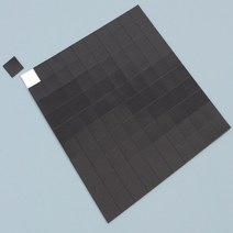 전단지 인쇄물 부착 조각 고무 자석 판 15X15MM 100P