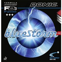DONIC(도닉) 탁구 뒤 소프트 러버 블루 스톰 Z1 AL086 레드(AA) MAX+