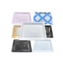 PSP 사각 적그물 트레이 77호 800개 정육 수산 반찬 스티로폼, 1개, 1개