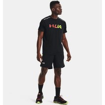 [언더아머 본사]남성 UA 런 그래픽 프린트 필 반팔 1365696-001