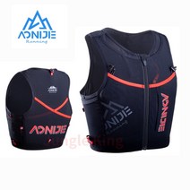 트레일 러닝 조끼 anonijie c9106 newest 10l quick dry sports 배낭 수화 팩 가방 하이킹 달리기 마라톤 레이스 블랙