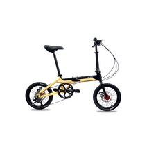 미니벨로 mtb 경량 가벼운 접이식자전거 125499, 블랙×베이지_16인치(155-180cm) | 8가지