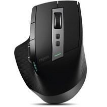 마우스 Rapoo MT750L MT750W 충전식 멀티 모드 블루투스 무선 마우스 오피스 비즈니스 블루투스 및 24G 무료 스위칭, 2. MT750W