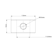 리드 스크류 304 스테인레스 잠금 락 블록 링 축 슬리브 샤프트 홀더 보어 DIY CNC 라우터, 12mm 보어