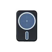 파워뱅크 차박용 배터리 대용량 배터리 인산철 20000mAh 자기 보조베터리 미니 휴대용 대용량 충전기 무선, 04 Black