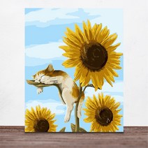 위메이크 페인팅 DIY 명화그리기 낮잠 자는 고양이 40x50