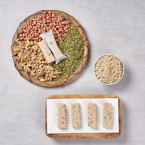 [런칭기념 쑥떡 1kg 증정] 국산 발아현미 밥알떡 1kg 식사대용 영양떡 찹쌀떡 인절미, 1000g