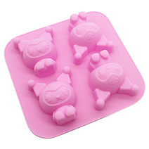 [드그라쎄] 실리콘몰드 - 쿠로미 몰드 4구 산리오와 친구들 캐릭터