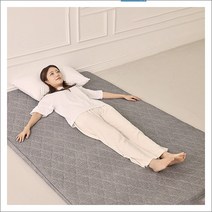 요커버 요매트 토퍼 바닥에 접이식 두꺼운 까는 매트리스 3단 솜세트 요, 블루