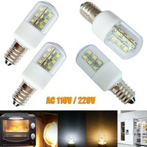 광파 오븐 레인지E14 3W LED 전자 레인지 크리스탈 램프 빛 SMD 5050 냉동고 차가운 따뜻한 화이트 AC 110V, 01 E12 AC 110V_01 Cold White