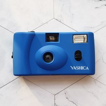 Yashica MF-1 레트로 필름 수동 플래시 카메라, 로얄 블루