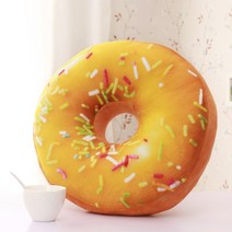 도너츠 3D 쿠션 발렌타인 선물 여친 남친 집들이 인싸템, 망고 머핀