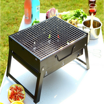 미니 화로대 캠핑 숯불 그릴바비큐 소형 화로, 1개