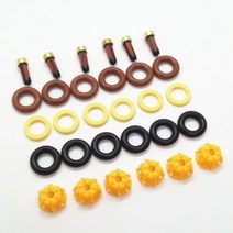 6세트 연료 인젝터 수리 키트 0280150440 13641703819 BMW E60 E39 520i E36 자동차 교체 AY-RK004