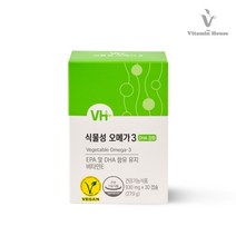 비타민하우스 식물성 오메가3 930MG X 30캡슐 콜레스테롤영양제 울트라알티지오메가3 임산부오메가3, 1개