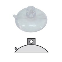 세모네모 40mm 압착 고무 4개입 큐방 유리 흡착판 고리 진공판 패드 차량 거울 뽁뽁이 빨판, 단품