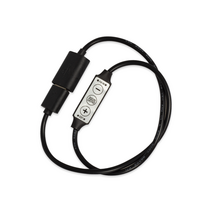 마니LED 5V LED바 부자재 & 컨트롤러 모음, 1개, 01-1_USB 단색 미니 컨트롤러_블랙