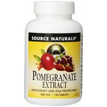 소스내추럴스 석류추출물 500mg 120정(7HUB)