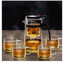 유리 다관 세트 750ml 내고온 유리 스승의 날/어버이날/집들이 선물(유리컵 4개 증정), 750ML(4가지 컵 서비스)
