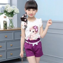 강아지 점프 슈트 여름 2021 의류 세트 복장 아동복 반팔 바지 3 4 5 6 7 8 9 10, 03 80758-1_05 9