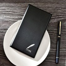 수첩 주머니 메모장 포켓 다이어리 작은 휴대용 기자 줄 수사 경찰 사무 용품 가죽 일기 소형 심플 미니 기사 피디 노트 장부 기록 회사 업무