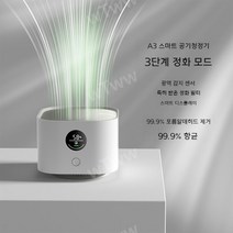 20평 방 데스크탑 스마트 디스플레이 필터식 초미세 먼지 제거기 음이온 깨끗한 공기 청정기 포름 알데히드 살균 공기질 감지 원룸 추천 선물 가성비 탁상 휴대 책상 용 미니, B