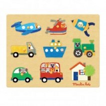물랑로티 [물랑로티] [661324] 꼭지 퍼즐 Transports Puzzle, 단품없음