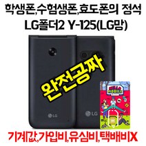 LG폴더2 Y125 알뜰폰 학생 수험생 수능생 영업사원 어르신 폴더폰의 신, The착한데이터1.3GB(월24750원), 상세정보 상단에 있는 링크를 통해서 작성해주세요, 신규가입
