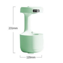 물멍 무중력 물방울 가습기 580/800ML, 중국, 그린 800ML