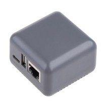 NP330 미니 인쇄 서버 USB 2.0 케이블 컬럼 무선 도우미 RJ45 LAN 포트 WIFI, 01 grey