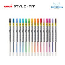 uni 유니 스타일핏 중성리필심 UMR-109, 0.28mm 중성리필심, 핑크 - 2개