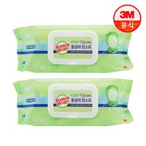 [3M] 베이직 더블액션 물걸레 청소포 대형 60매, 상세 설명 참조