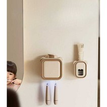 칫솔 살균기 자외선 타공없음 욕실 인테리어, 웜베이지  칫솔과 컵소독기-Z8