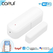 동체감지기 동작감지기 방범 움직임 감지 센서 corui tuya wifi smart door sensor window sensor door magnetic 알람 alexa, 하얀
