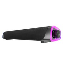 TV 사운드바 홈시어터 3d 서라운드 블루투스 5.0 유선 컴퓨터 스피커 스테레오 pc, 검은 색