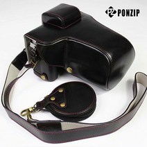 여니몰 fuji 후지 xt4 카메라 속사 스트랩포함 케이스, 1개, XT4-다크브라운