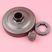 .325 "7T 클러치 드럼 스프로킷 림 웜 기어 베어링 키트 허스크바나 340 346XP 345 350 351 353 E 전, 한개옵션0
