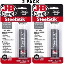 J-B Weld 8267-S SteelStik 스틸 강화 에폭시 퍼티 스틱 -.. 정품보장, 단일