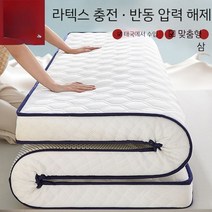 라텍스 토퍼 접이식 침대 바닥 단단한 수면 매트리스, A