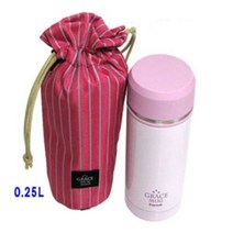 [오너클랜] 피콕 스텐 텀블러 물통 물병 보틀 보온병 핑크 250ml, 색상:[색상]본상품, 상세 설명 참조