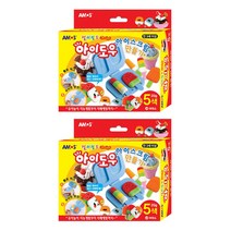 국산 찱흙 아이 클레이 아기 찰흙 지점토 아이스크림 만들기 데코레이션 아트 아모스 미니 놀이 도구 컬러 칼라 유아 클래이 용품