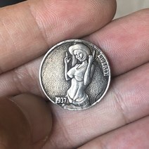화폐수집 동전수집 주화 21mm 재미 있은 숙녀 니켈 기념품 도금 골동품 소장 동전 실제 고대 복제본, 06 6