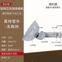 가정용 고기 환풍기 후드 덕트팬 삼겹살 연기 흡입기, 100구경단순연기배출기