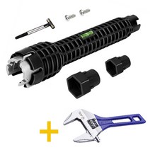 라인테크 싱크대 렌치 + 포켓 렌치 스패너 세트 몽키스패너, 싱크대 렌치 + 포켓 렌치 세트, 1세트