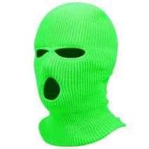 패션 예 아빠 자수 스키 마스크 풀 페이스 커버 헤드 기어 3 홀 니트 balaclava 따뜻한 비니 모자 따뜻한 겨울 야외