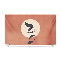 명화 티비 TV 덮개 가리개 인치 종류별 무지개 럭셔리 거실 모니터 먼지 커버 42 55 65 75 액자 풍경 HA11, 70인치 희망