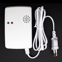 가스감지기 연기감지기 화재감지기 220v 가스 누출 감지기 85db 프로판 부탄 메탄 천연 가스 안전 경보 센서 새로운 도착, 없음
