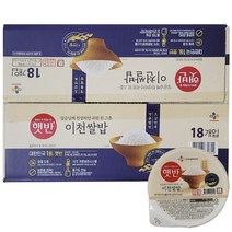 CJ 제일제당 이천쌀밥 햇반 210g X 18입 즉석밥, 상세페이지 참조